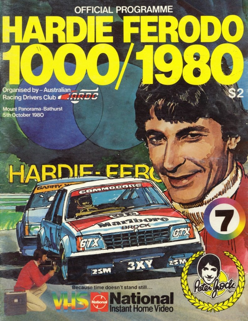 1980 Bathurst 1000 Race Program